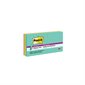 Post-it® Super Sticky Notes - Supernova Neons Collection Assorted sizes. 90-sheet pad (pkg 6)