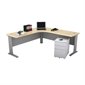 Titan Corner Workstation maple