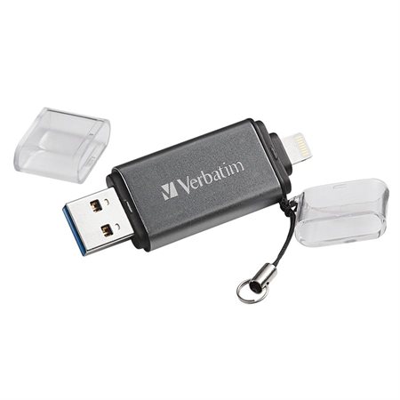 Store ‘n’ Go Dual USB 3.0 Flash Drive for Apple Lightning Devices 32 GB