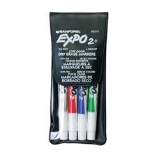 Marqueur effaçable à sec pour tableau blanc Expo® à faible odeur Fine. couleurs variées