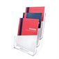 Docuholder™ Literature Holder For magazines. 3 comp. 9-1 / 2 x 6-1 / 4 x 12-5 / 8”H.