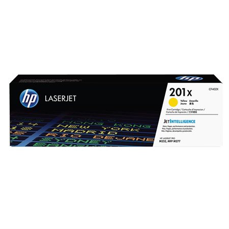 HP 201X High Yield Toner Cartridge yellow