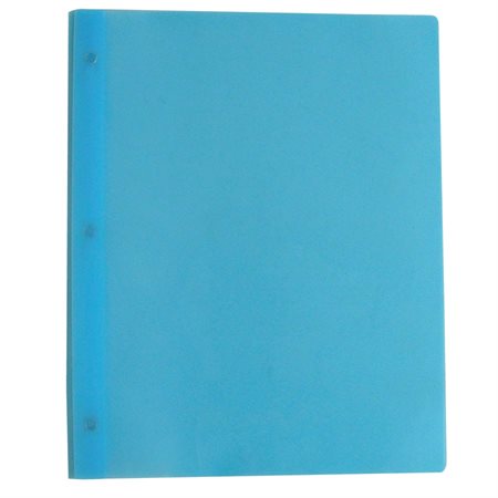 Couverture de présentation à trois attaches Poly Tang bleu clair