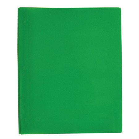 Couverture de présentation à trois attaches Poly Tang vert clair