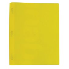 Poly Tang Report Cover With Three Fasteners yellow