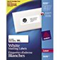 Easy Peel® White Rectangle Labels Package of 25 sheets 4 x 1-1 / 2"  (350)