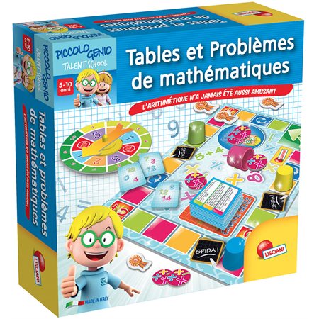 PETIT GENIE TABLE ET PROBLEME MATH