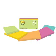 Post-it® Original Notes – Floral Fantasy Collection 3 x 5 in. 100-sheet pad (pkg 5)