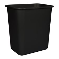 Plastic Rectangular Wastebasket 14-1/4 x 10-1/4 x 15"H