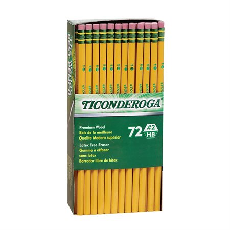 Crayons à mine Ticonderoga® Premium Paquet de 72 HB