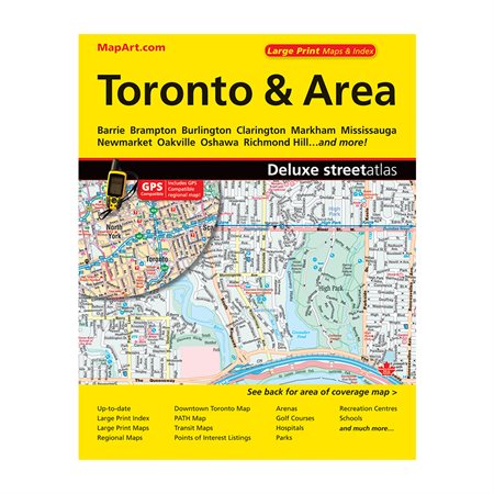 Toronto and Areas Street Maps