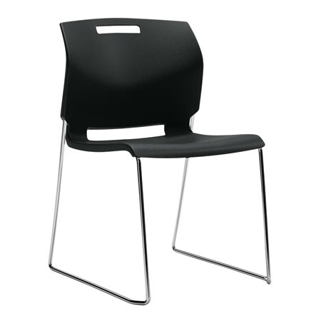 Popcorn Stacking Chair black