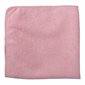 Chiffon en microfibre rose