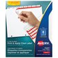 Index Maker® Dividers White. Easy Apply™. 5 sets. 8 tabs