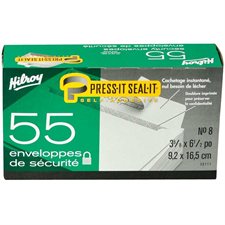 Enveloppe Press-it Seal-it® #8. 6-1/2 x 3-5/8 po. bte 55 - confidentielle