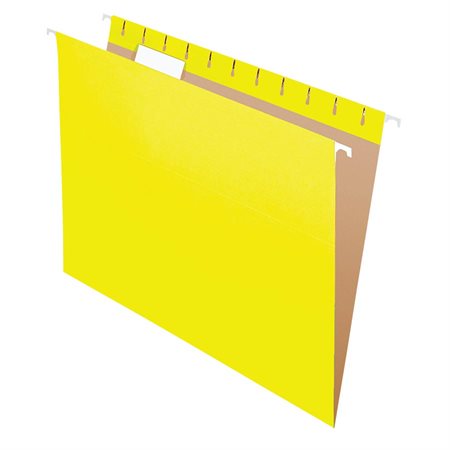 Dossiers suspendus Format lettre jaune