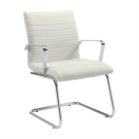 Medium Back Guest Armchair white