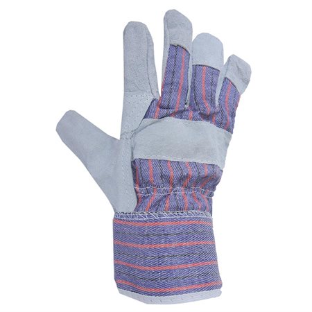 Gants en cuir fendu ajustés taille 9, grand
