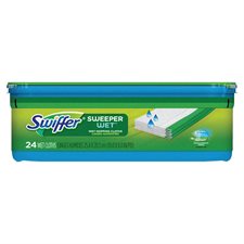 Recharge de linges jetables Swiffer® WetJet® Humides parfum frais