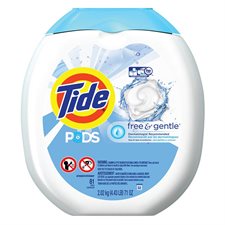 Tide Pods® Laundry Detergent Packs Package of 81 free and gentle