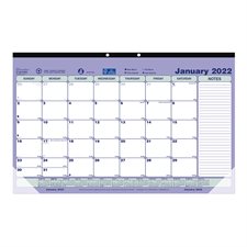 Calendrier sous-main mensuel (2025) 17-3/4 x 10-7/8 po anglais