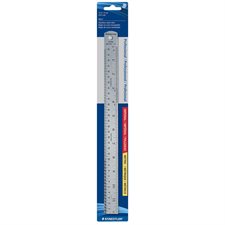 Steel Ruler 300 mm metric/12 in.