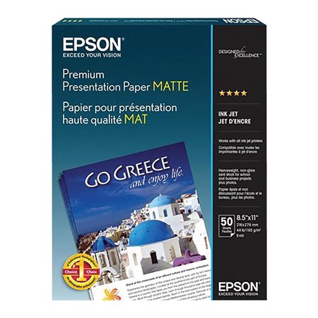 Papier pour présentation mat