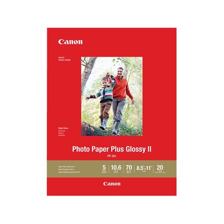 Photo Paper Plus Glossy II Photo Paper 8-1 / 2 x 11"