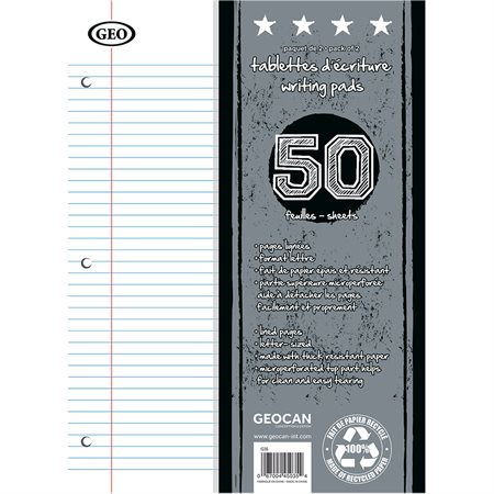 Writing Pad lined