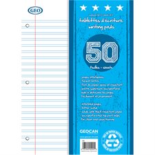 Writing Pad interlined