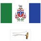 Drapeaux des provinces et territoires canadiens Yukon