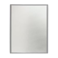 Tableau blanc magnétique effaçable à sec Cadre en argent 8,5 x 11 po.