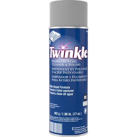 Nettoyant et poli pour acier inoxydable Twinkle