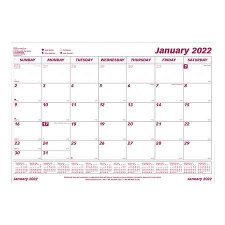 Monthly Desk Pad Calendar (2025)