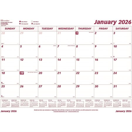 Monthly Desk Pad Calendar (2025)