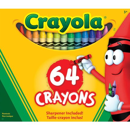 Crayola® Wax Crayons box of 64