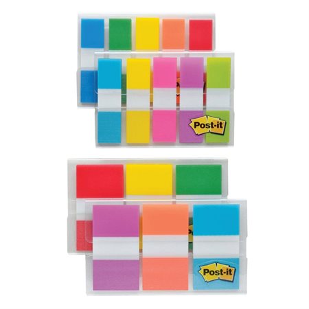 Languettes Post-it® en paquet prime Couleurs primaires et brillantes variées. Paquet de 320