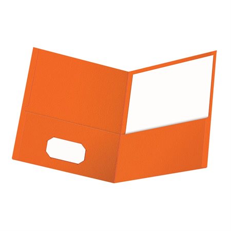 Couverture de présentation orange