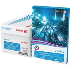 Papier à usages multiples Xerox Vitality™ 20 lb. Boîte de 2500. 11 x 17"