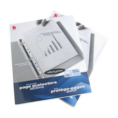 Polypropylene Sheet Protector Box of 100 heavyweight