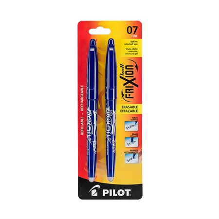 Stylo à bille roulante effaçable FriXion® Ball Paquet de 2 bleu