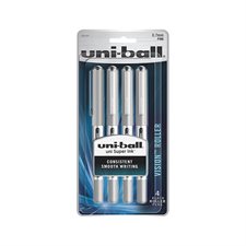 Vision™ Rollerball Pen Fine Point. Pack of 4 black