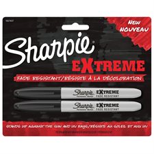 Marqueurs permanents Extreme Paquet de 2 noir