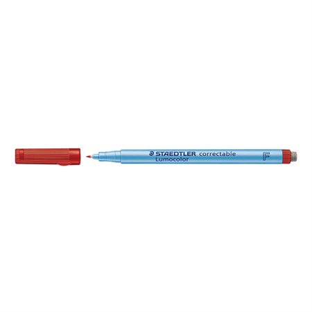 Lumocolor® Correctable Marker Fine point. 0.6 mm red