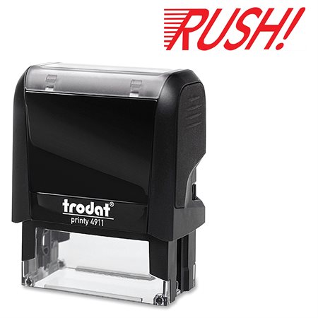 Timbre grand format auto-encreur Original Printy 4.0 4911 rush rouge