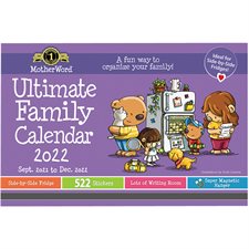 MotherWord® Family Fridge Calendar (2024-2025) 9-1/2 x 15 in. English