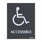 Identification Sign wheelchair accessible