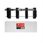 Adjustable 4-hole punch