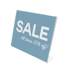 Classic Image® Slanted Sign Holder Landscape 11 x 8-1/2 in.