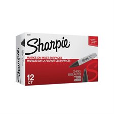 Marqueur permanent Sharpie® Boîte de 12 noir